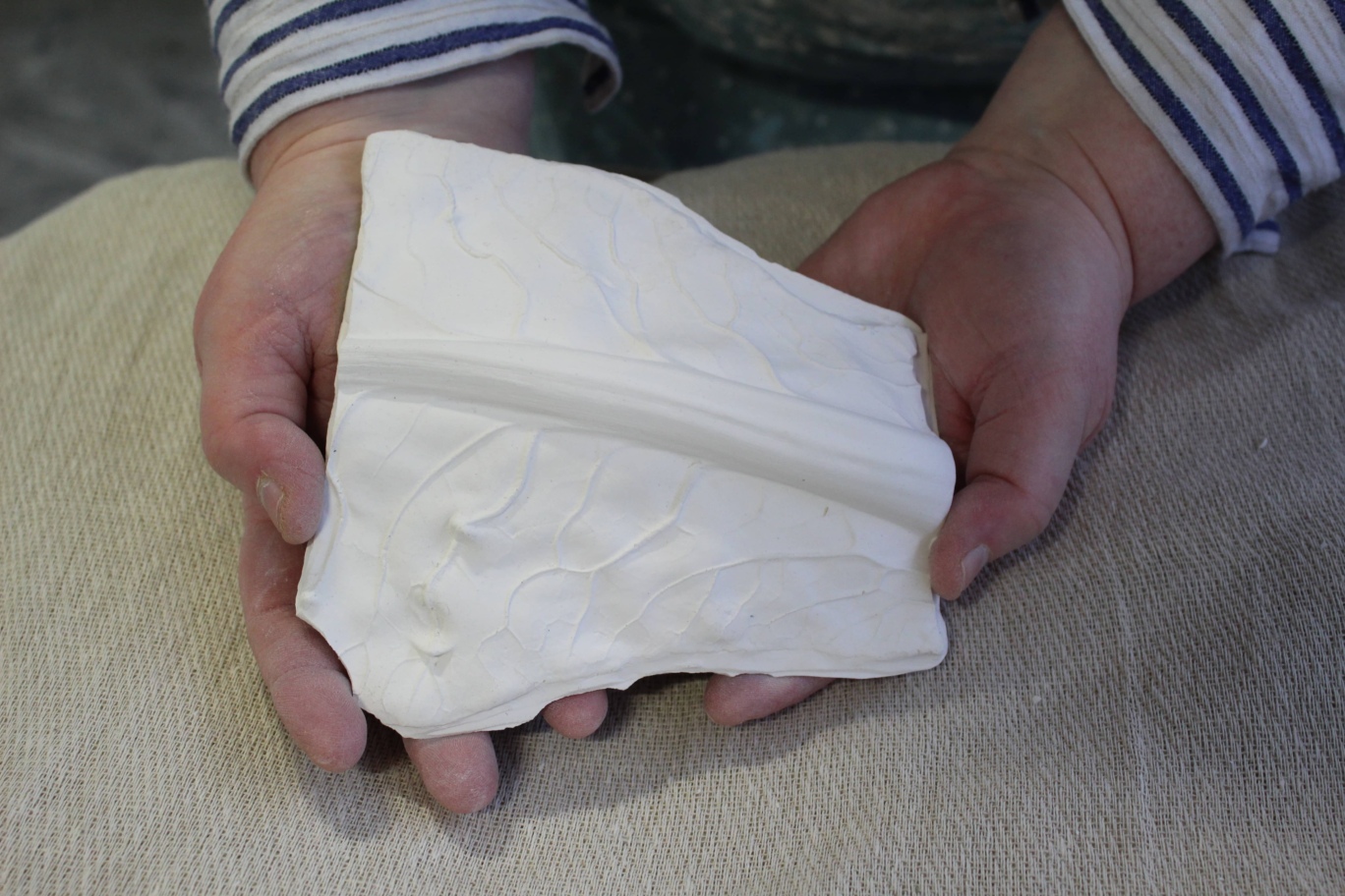 In Draíocht's Visual Artists Studio, 2024.
Photo: Emma Áine O'Leary