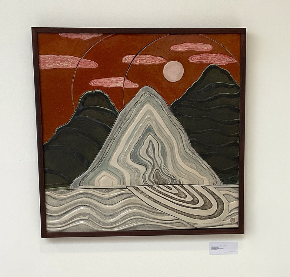 Deirdre O'Reilly | The Mountains Wait in SilenceYear | 2025Size | 61.5 x 61.6 cmMedium | Stoneware Glazed Ceramic