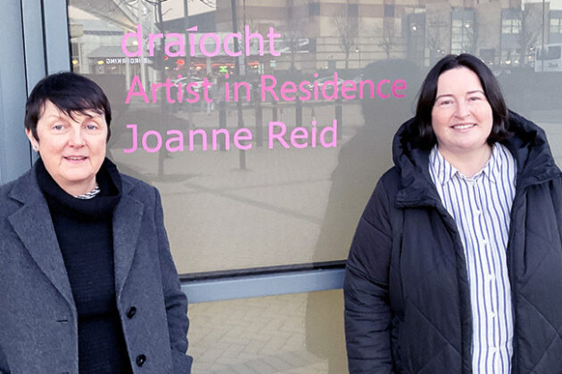 Draíocht Director, Emer McGowan &amp; Visual Artist In Residence, Joanne Reid