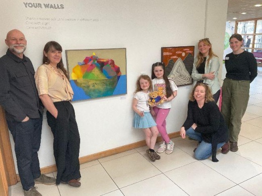 Tom Climent and Deirdre O’Reilly, two visitors, Sarah Beirne, Dr. Lucy Elvis and Dr Annie McKeown O’Donovan