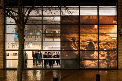 				Exterior Installation of The First Draft, Ground Floor Gallery Rich Gilligan, 2025