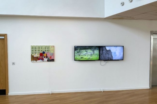 Installation photo of You Breathe Differently Down Here, 2022