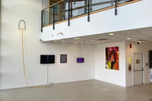 Installation photo of You Breathe Differently Down Here, 2022