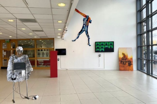 Installation photo of You Breathe Differently Down Here, 2022